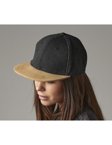 BEE-B668-Suede Peak Snapback
